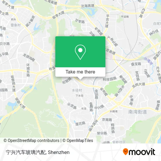 宁兴汽车玻璃汽配 map