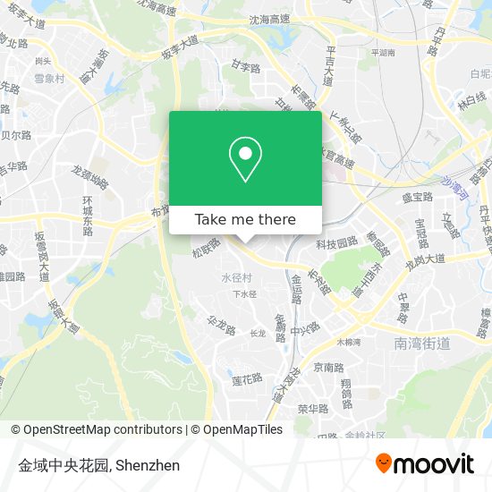 金域中央花园 map