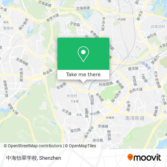 中海怡翠学校 map