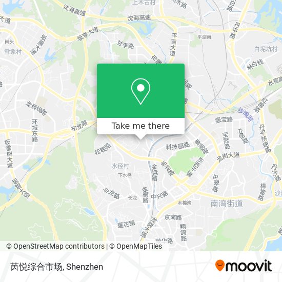 茵悦综合市场 map
