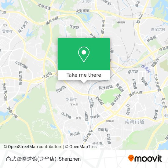 尚武跆拳道馆(龙华店) map
