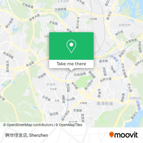 啊华理发店 map