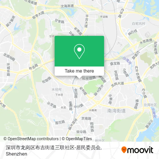 深圳市龙岗区布吉街道三联社区-居民委员会 map