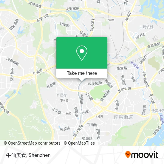 牛仙美食 map