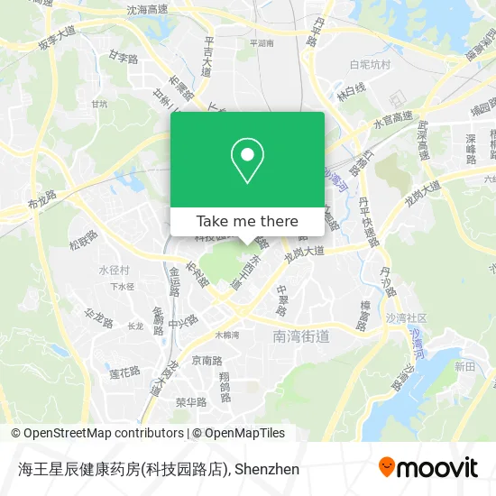 海王星辰健康药房(科技园路店) map