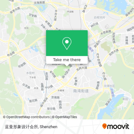 蓝曼形象设计会所 map