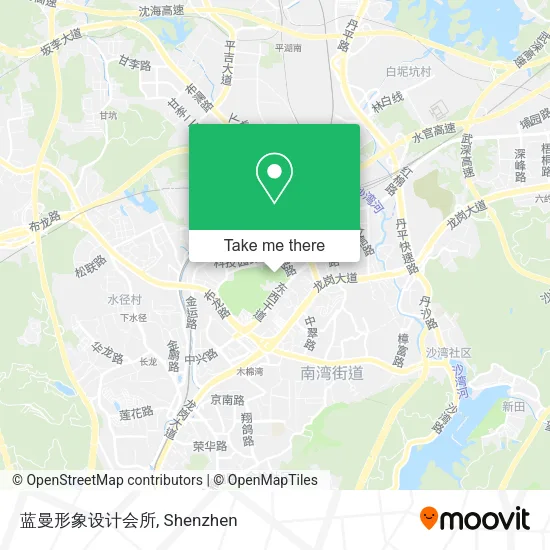 蓝曼形象设计会所 map