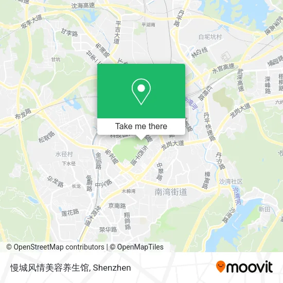 慢城风情美容养生馆 map