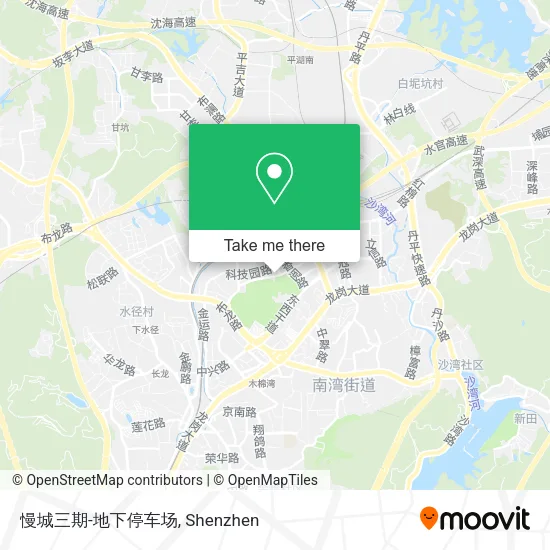 慢城三期-地下停车场 map