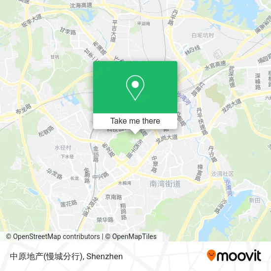 中原地产(慢城分行) map