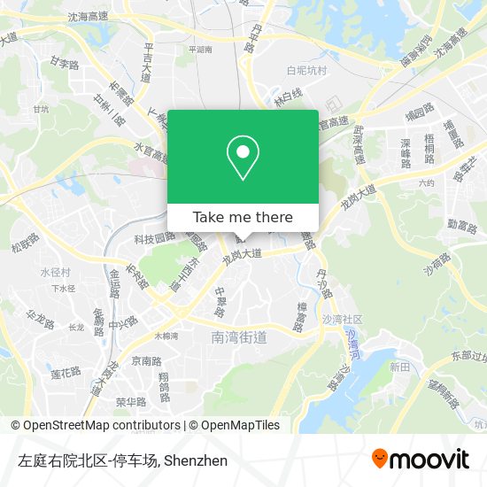 左庭右院北区-停车场 map
