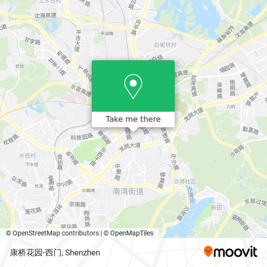 康桥花园-西门 map