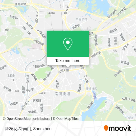 康桥花园-南门 map
