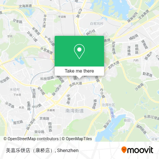 美嘉乐饼店（康桥店） map