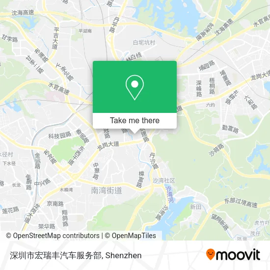 深圳市宏瑞丰汽车服务部 map