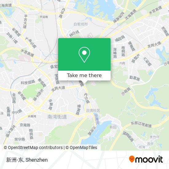 新洲-东 map