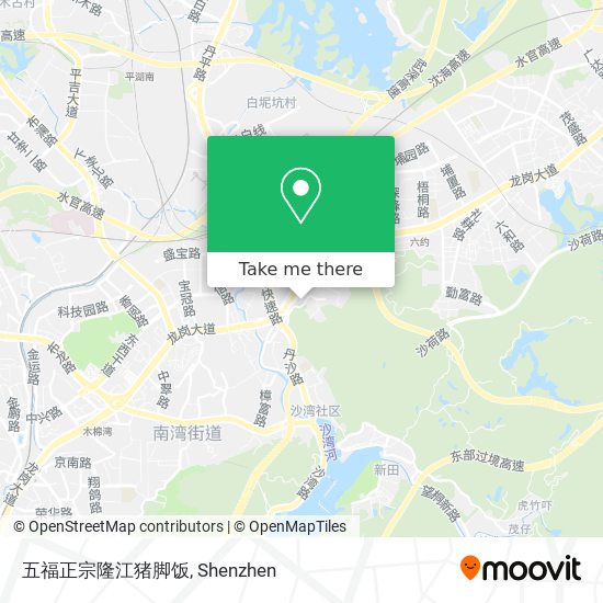 五福正宗隆江猪脚饭 map