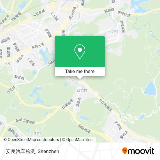 安良汽车检测 map