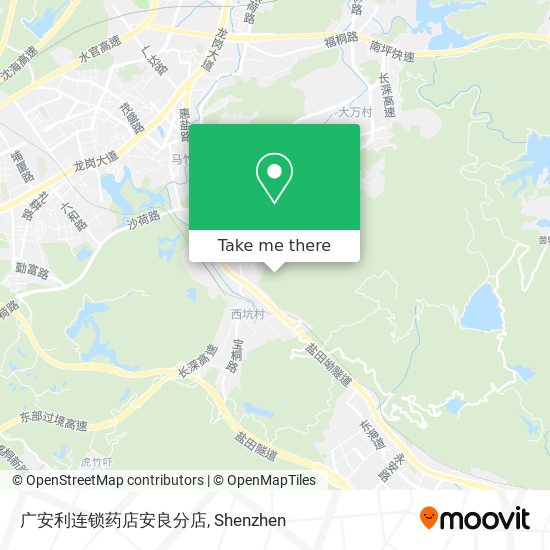 广安利连锁药店安良分店 map