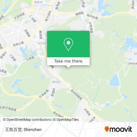 王凯百货 map