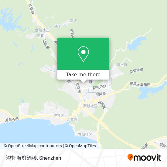 鸿轩海鲜酒楼 map