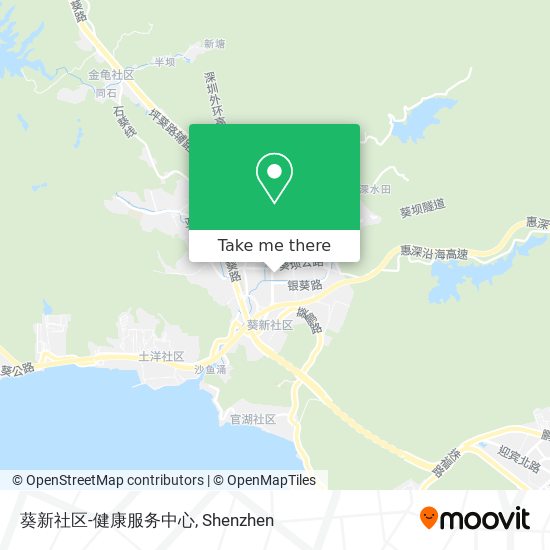 葵新社区-健康服务中心 map