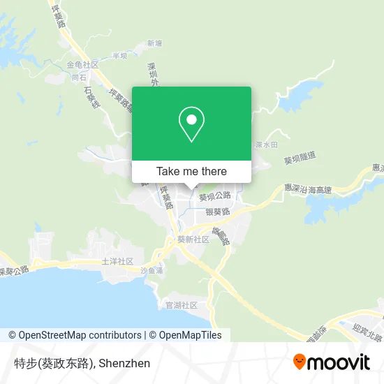 特步(葵政东路) map