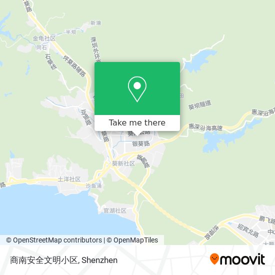 商南安全文明小区 map
