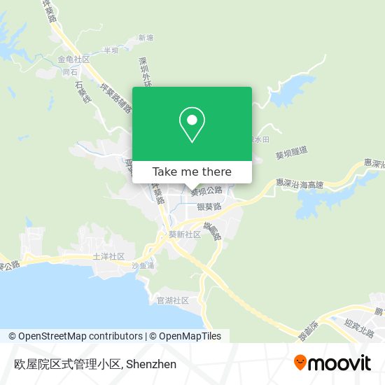 欧屋院区式管理小区 map