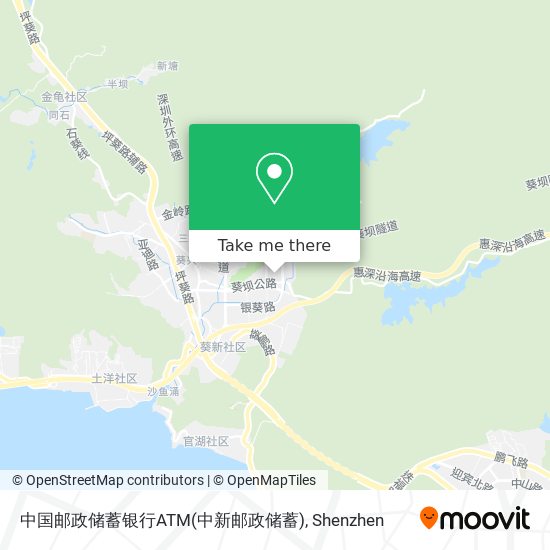 中国邮政储蓄银行ATM(中新邮政储蓄) map