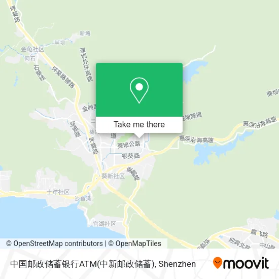 中国邮政储蓄银行ATM(中新邮政储蓄) map