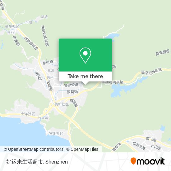 好运来生活超市 map