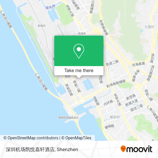 深圳机场凯悦嘉轩酒店 map