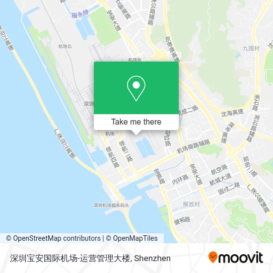 深圳宝安国际机场-运营管理大楼 map