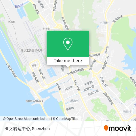 亚太转运中心 map