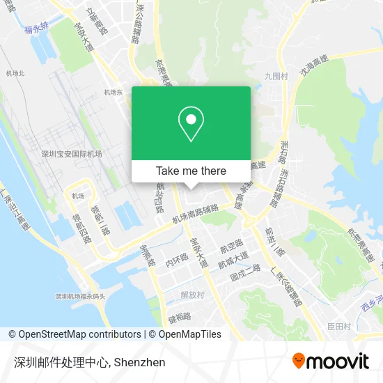 深圳邮件处理中心 map
