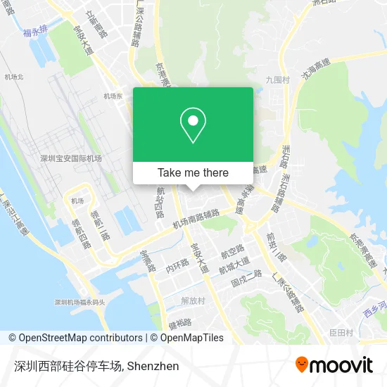 深圳西部硅谷停车场 map