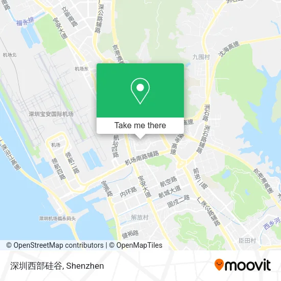 深圳西部硅谷 map
