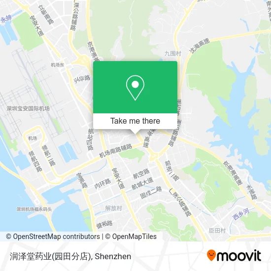 润泽堂药业(园田分店) map