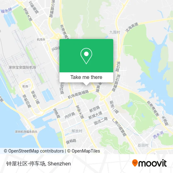 钟屋社区-停车场 map