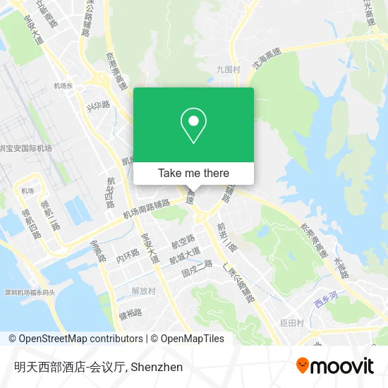 明天西部酒店-会议厅 map