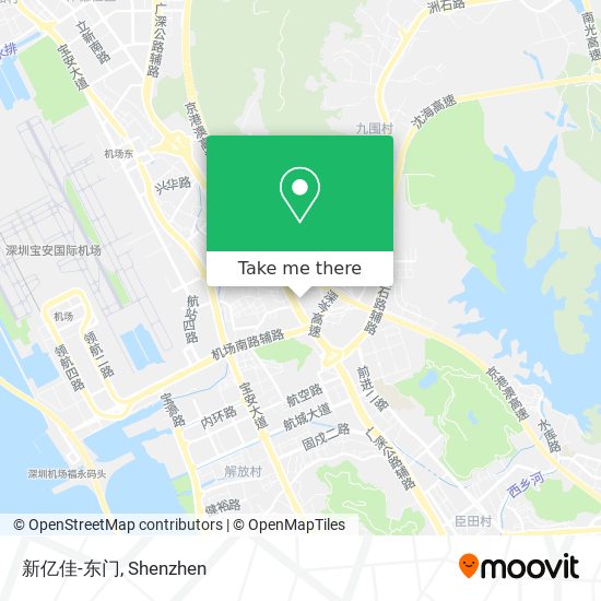 新亿佳-东门 map