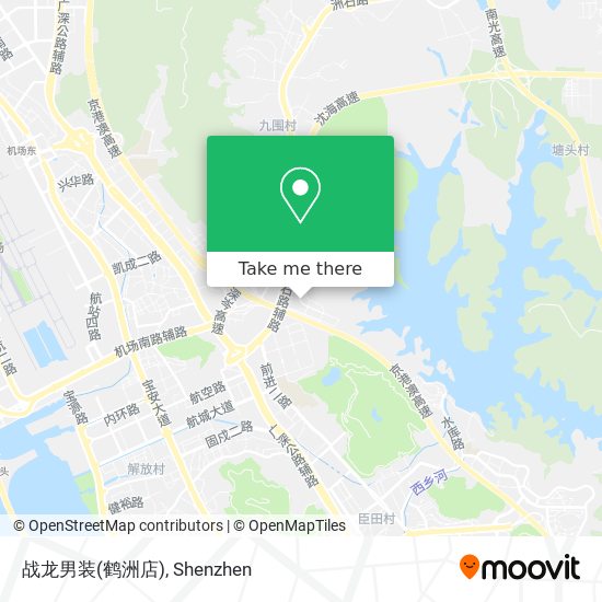 战龙男装(鹤洲店) map
