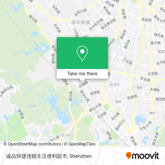 诚品快捷连锁生活便利超市 map