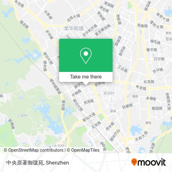 中央原著御珑苑 map