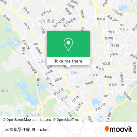 幸福枫景-1栋 map