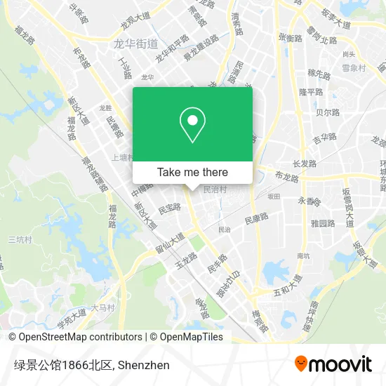 绿景公馆1866北区 map