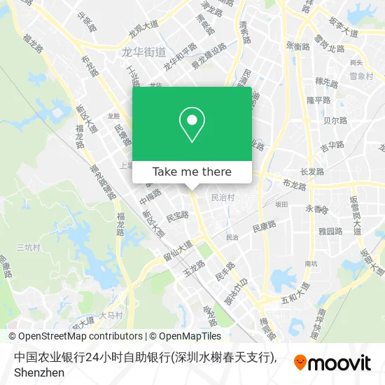 中国农业银行24小时自助银行(深圳水榭春天支行) map