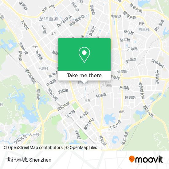 世纪春城 map