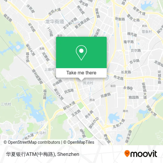 华夏银行ATM(中梅路) map